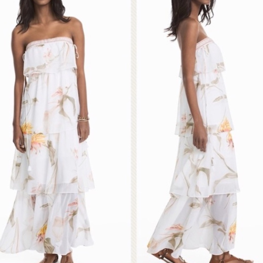 White House Black Market Strapless Dress